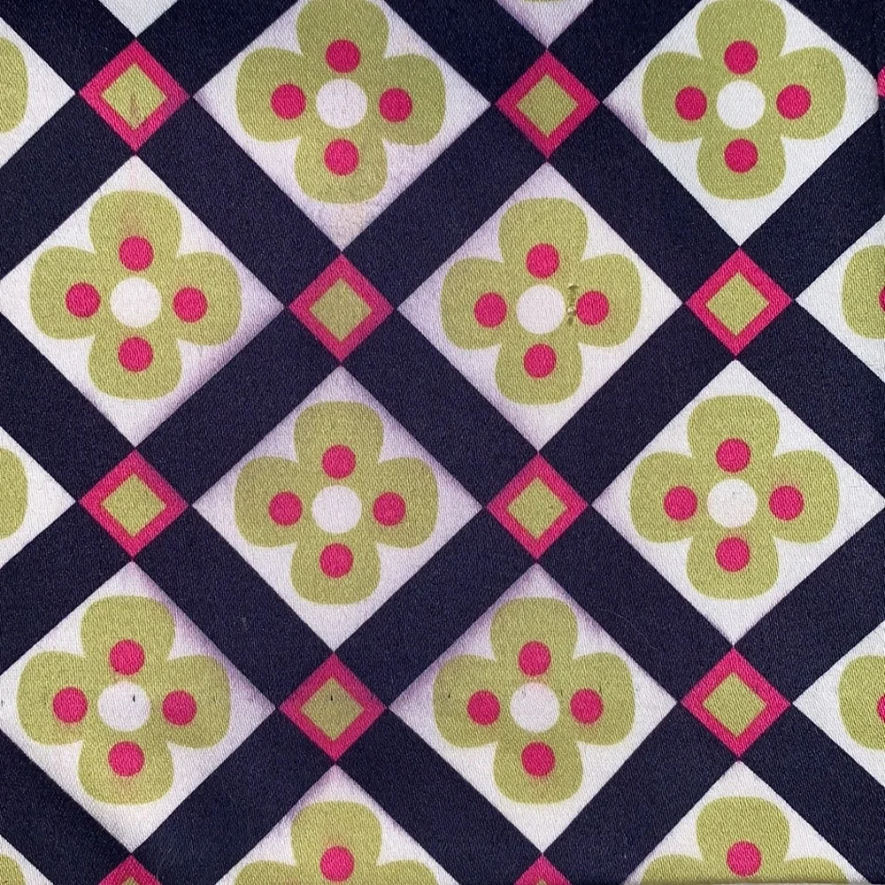 NWT Hartstrings 10 Woven Jumper Dress Navy Green Pink *Flaw - Picture 14 of 15